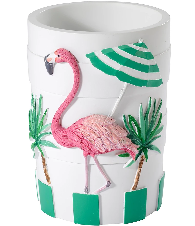 Avanti Linens Flamingo Paradise Collection 4-Piece Bath Accessory Set