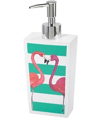 Avanti Linens Flamingo Paradise Collection 4-Piece Bath Accessory Set