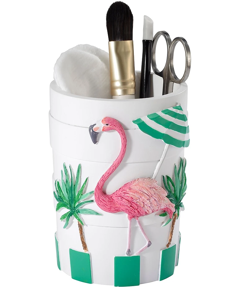Avanti Linens Flamingo Paradise Collection 4-Piece Bath Accessory Set