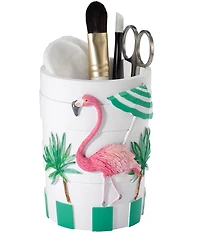 Avanti Linens Flamingo Paradise Collection 4-Piece Bath Accessory Set