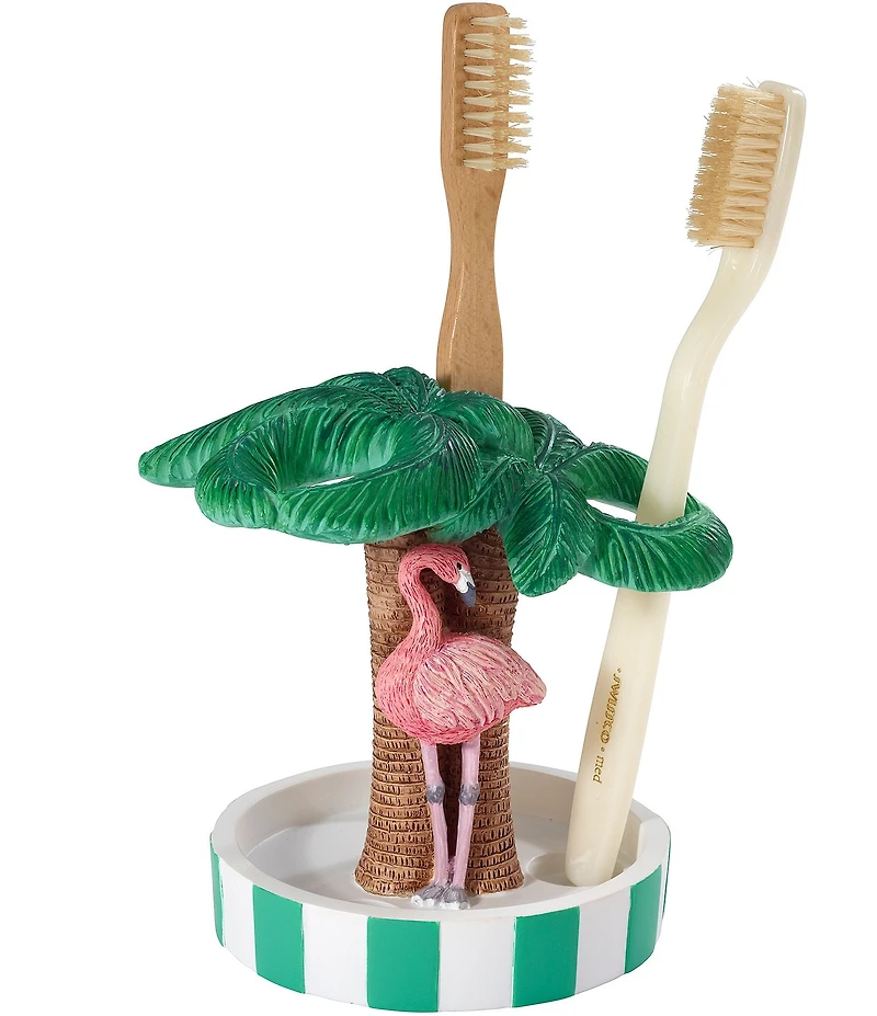 Avanti Linens Flamingo Paradise Collection 4-Piece Bath Accessory Set
