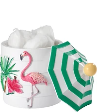Avanti Linens Flamingo Paradise Covered Jar