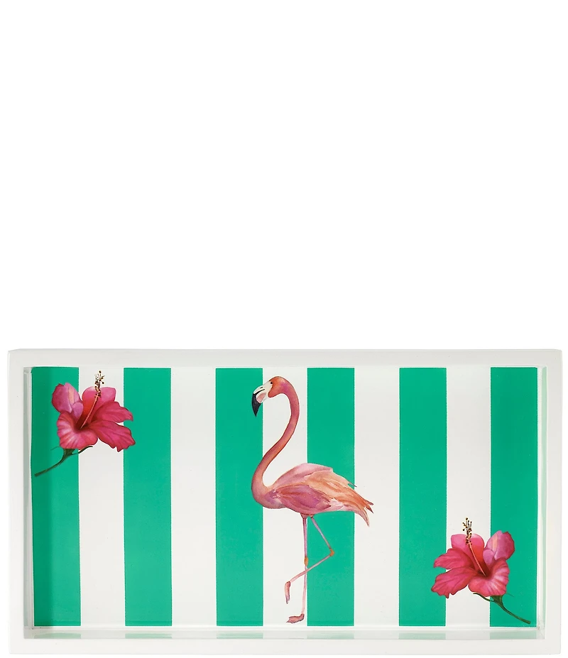 Avanti Linens Flamingo Paradise Vanity Bath Tray