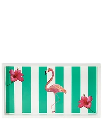 Avanti Linens Flamingo Paradise Vanity Bath Tray