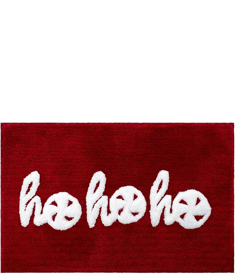 Avanti Linens HO HO HO Peppermint 2-Piece Rug Set