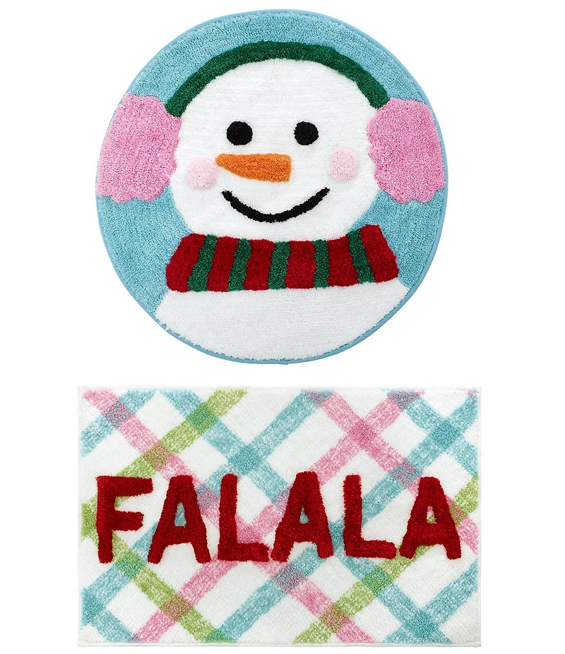Avanti Linens Holiday Collection FALALA 2-Piece Rug Set