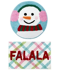 Avanti Linens Holiday Collection FALALA 2-Piece Rug Set