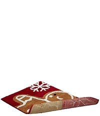 Avanti Linens Holiday Collection Gingerbread Man Decorative Bath Rug