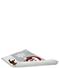 Avanti Linens Holiday Collection Santa Dog Decorative Bath Rug