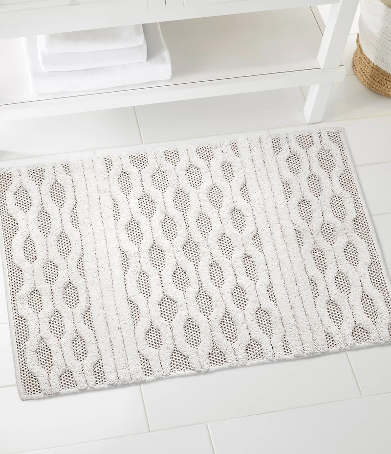 Avanti Linens Kyoto Geometric Bath Rug