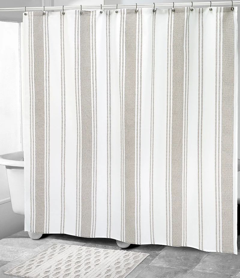 Avanti Linens Kyoto Tan Shower Curtain