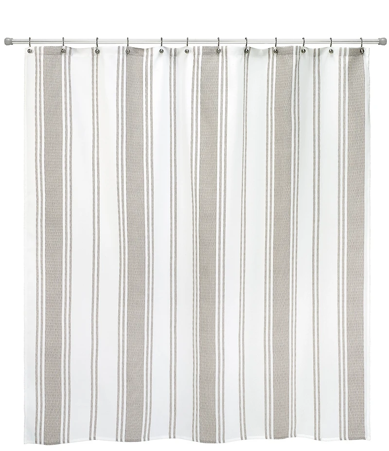 Avanti Linens Kyoto Tan Shower Curtain