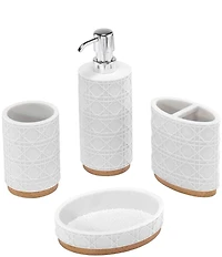 Avanti Linens x Nicole Miller Lena 4-Piece Bath Set