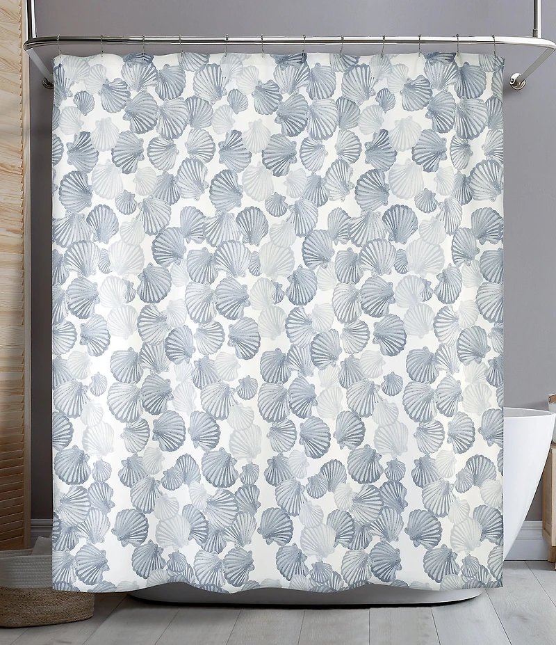 Avanti Linens Palmera Palms Print Decorative Shower Curtain