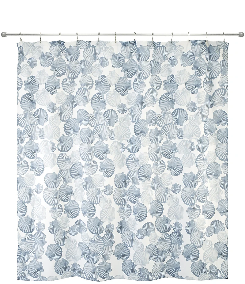 Avanti Linens Palmera Palms Print Decorative Shower Curtain