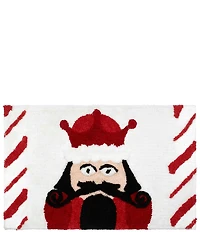 Avanti Linens Peppermint Nutcracker Decorative Bathroom Rug