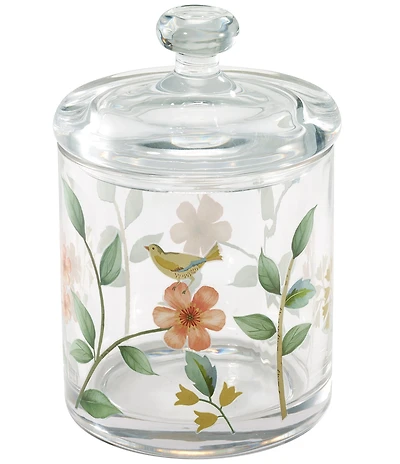 Avanti Linens Pretty Birds Collection Covered Jar