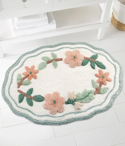 Avanti Linens Pretty Birds Collection Decorative Bathroom Rug