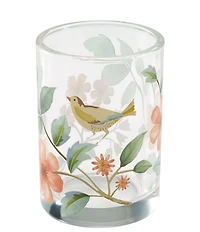 Avanti Linens Pretty Birds Collection Glass Tumbler