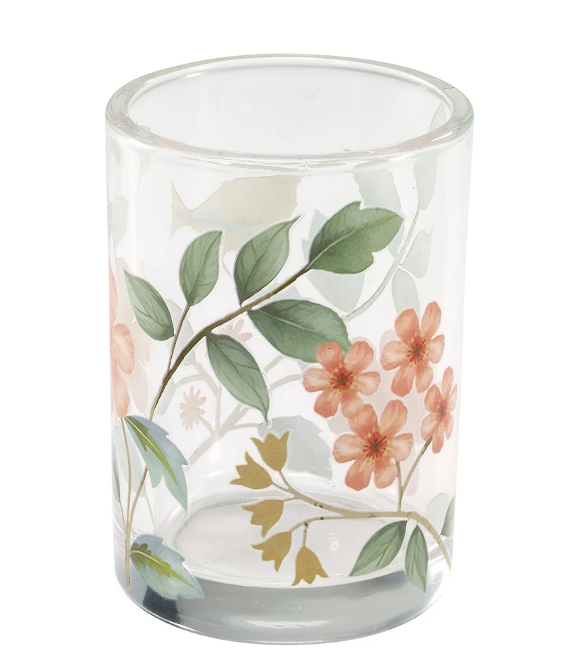 Avanti Linens Pretty Birds Collection Glass Tumbler