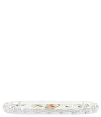Avanti Linens Pretty Birds Scalloped Tray