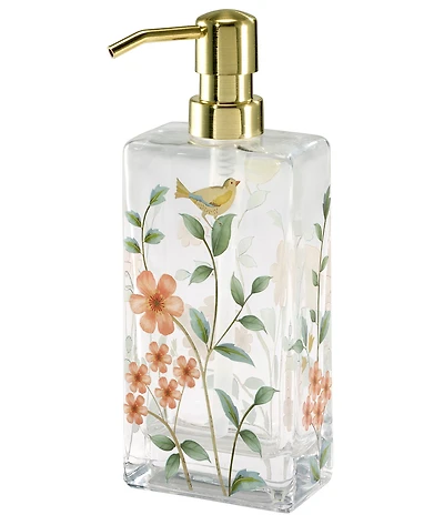 Avanti Linens Pretty Birds Collection Soap Dispenser