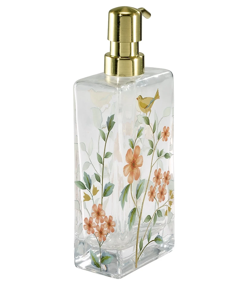 Avanti Linens Pretty Birds Collection Soap Dispenser