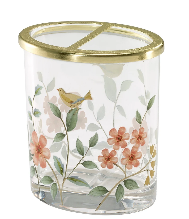 Avanti Linens Pretty Birds Collection Toothbrush Holder