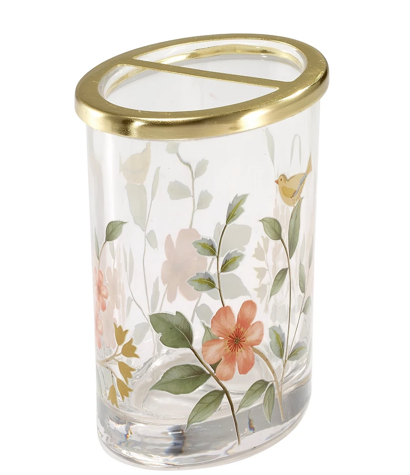 Avanti Linens Pretty Birds Collection Toothbrush Holder