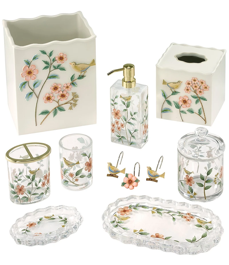 Avanti Linens Pretty Birds Collection Toothbrush Holder