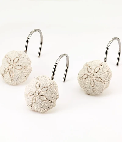 Avanti Linens Seaglass Shower Hooks - Set of 12