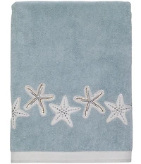 Avanti Linens Sequin Shells Embroidered Bath Towels