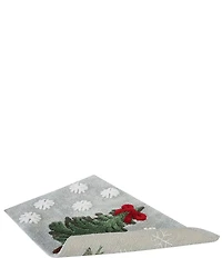 Avanti Linens Snowy Pines Decorative Holiday Bath Rug