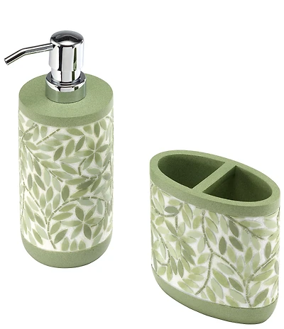 Avanti Linens Stratford Green 2-Piece Bath Accessory Set