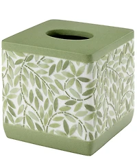 Avanti Linens Stratford Green Tissue Box