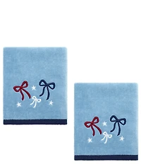 Avanti Linens Sweet America Collection 2-Pack Hand Towel Set
