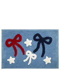 Avanti Linens Sweet America Collection Bows & Stars Bath Rug