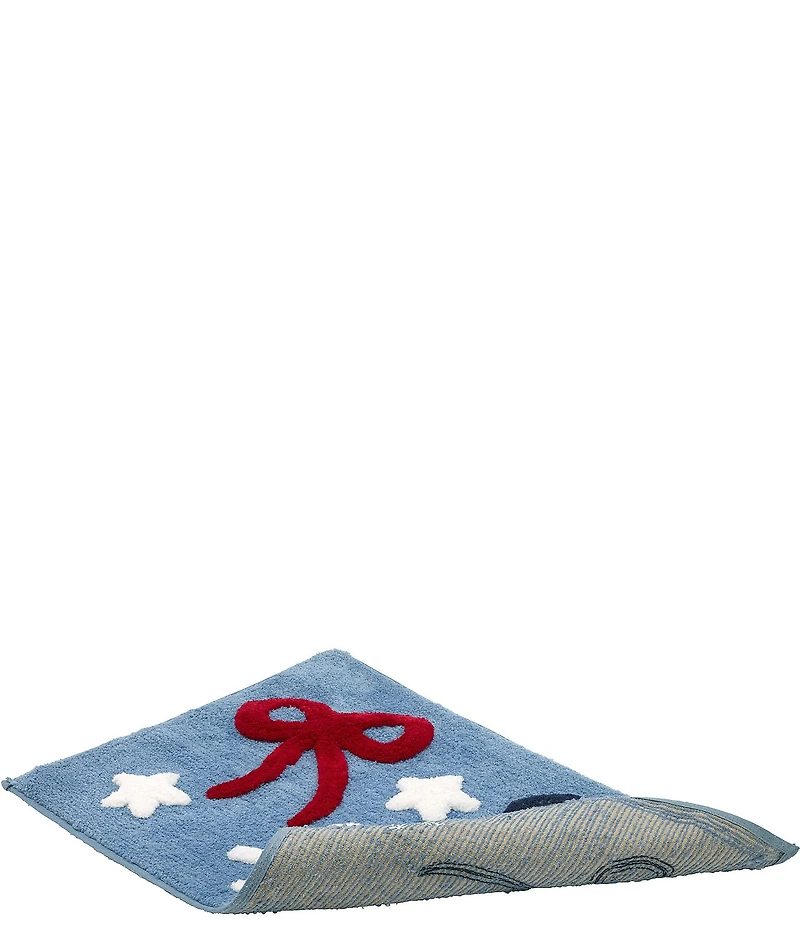 Avanti Linens Sweet America Collection Bows & Stars Bath Rug