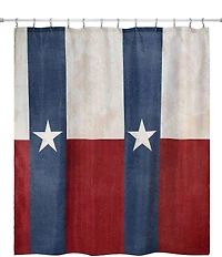 Avanti Linens Texas Flag Decorative Shower Curtain