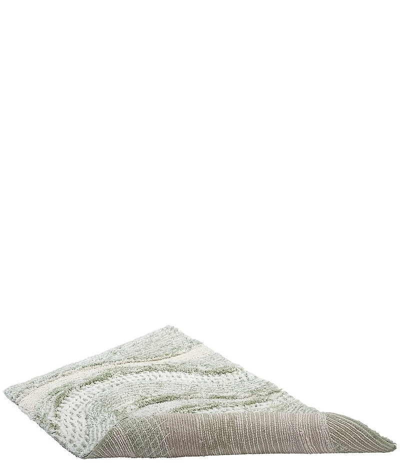 Avanti Linens Wave Patterned Bath Rug