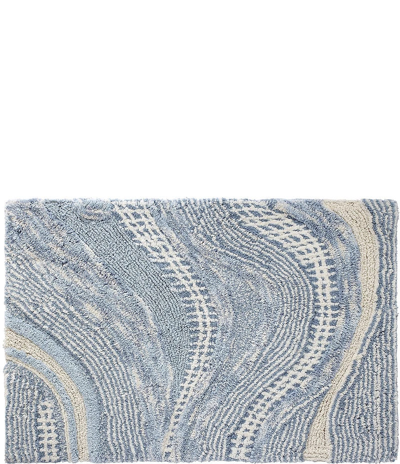 Avanti Linens Wave Blue Bath Rug
