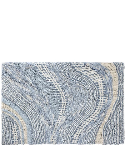 Avanti Linens Wave Blue Bath Rug