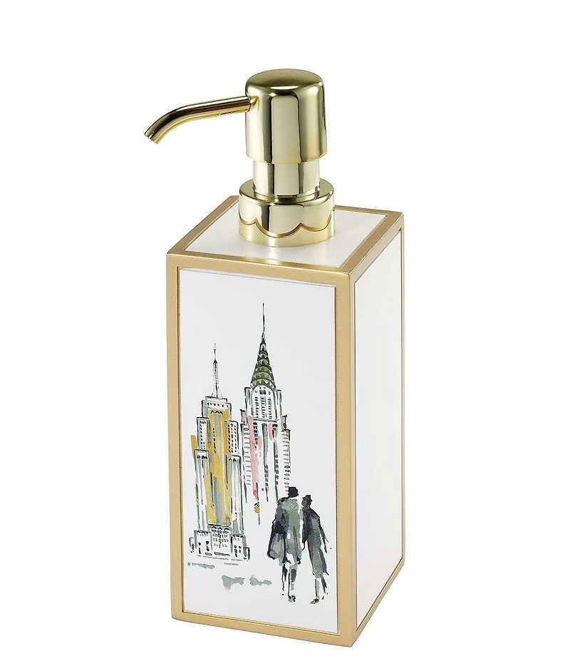 Avanti Linens x Nicole Miller City Girl 4-Piece Bath Accessory Set