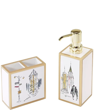 Avanti Linens x Nicole Miller 2-Piece Bath Accessory Set