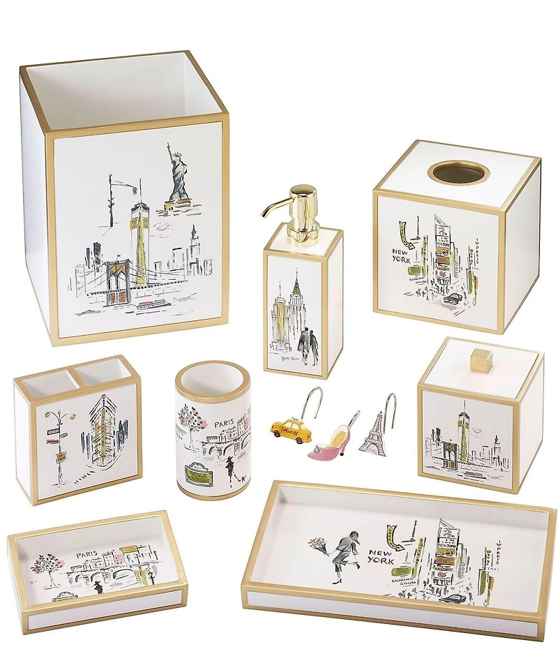 Avanti Linens x Nicole Miller 2-Piece Bath Accessory Set