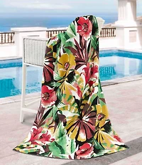 Avanti Linens x Nicole Miller Aria Floral Beach Towel
