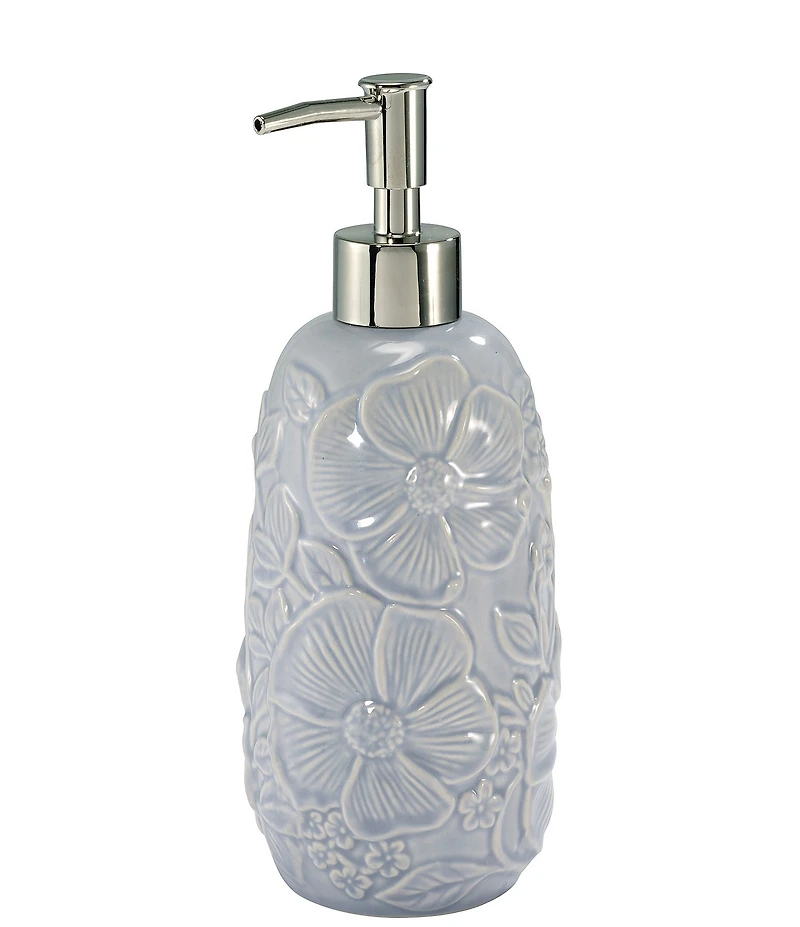 Avanti Linens x Nicole Miller Camille Floral Design 4-Piece Bath Accessory Set