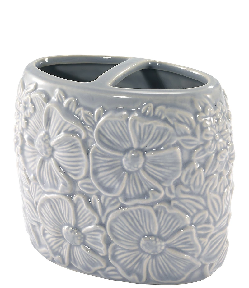 Avanti Linens x Nicole Miller Camille Floral Design 4-Piece Bath Accessory Set