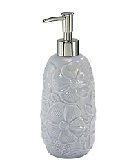 Avanti Linens x Nicole Miller Camille Floral Toothbrush Holder & Lotion Dispenser Set