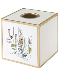 Avanti Linens x Nicole Miller City Girl Tissue Box Cover